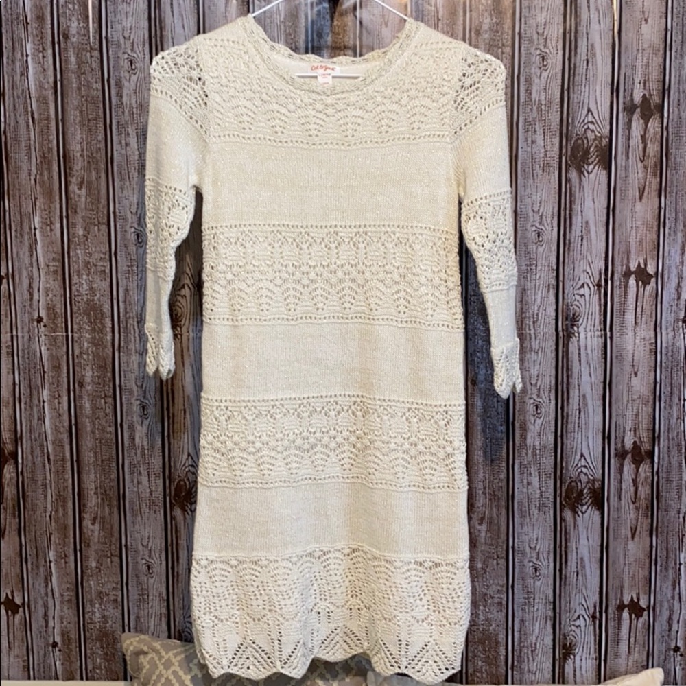 Girls sweater dress